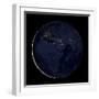 Full Earth Showing City Lights of Africa, Europe, And the Middle East-Stocktrek Images-Framed Photographic Print