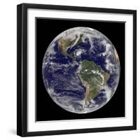 Full Earth Showing Hurricane Paloma-Stocktrek Images-Framed Photographic Print