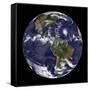 Full Earth Showing North America and South America-null-Framed Stretched Canvas