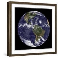 Full Earth Showing North America and South America-null-Framed Photographic Print