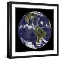 Full Earth Showing North America and South America-null-Framed Photographic Print