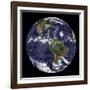 Full Earth Showing North America and South America-null-Framed Photographic Print