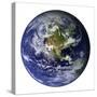 Full Earth Showing North America-Stocktrek Images-Stretched Canvas