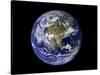 Full Earth Showing North America-Stocktrek Images-Stretched Canvas