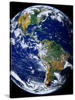 Full Earth Showing the Americas-Stocktrek Images-Stretched Canvas