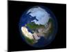 Full Earth Showing the Arctic Region-Stocktrek Images-Mounted Photographic Print