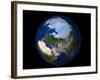 Full Earth Showing the Arctic Region-Stocktrek Images-Framed Photographic Print