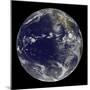 Full Earth Showing Various Tropical Storms-null-Mounted Photographic Print