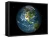 Full Earth View Showing North America-Stocktrek Images-Framed Stretched Canvas