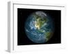 Full Earth View Showing North America-Stocktrek Images-Framed Premium Photographic Print