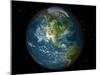Full Earth View Showing North America-Stocktrek Images-Mounted Premium Photographic Print