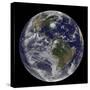 Full Earth with Hurricane Irene Visible on the United States East Coast-Stocktrek Images-Stretched Canvas