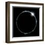 Full Eclipse of the Sun on Black-Johan Swanepoel-Framed Art Print