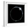 Full Eclipse of the Sun on Black-Johan Swanepoel-Framed Art Print