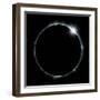 Full Eclipse of the Sun on Black-Johan Swanepoel-Framed Art Print