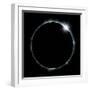 Full Eclipse of the Sun on Black-Johan Swanepoel-Framed Art Print