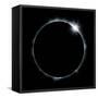 Full Eclipse of the Sun on Black-Johan Swanepoel-Framed Stretched Canvas