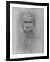 'Full Face of an Old Man', c1480 (1945)-Leonardo Da Vinci-Framed Giclee Print