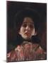 Full-Face Portrait of a Lady; Damenbildnis en face, c.1898-Gustav Klimt-Mounted Giclee Print