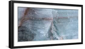 Full frame shot of iceberg, Haakon VII Land, Spitsbergen, Svalbard, Norway-Panoramic Images-Framed Photographic Print