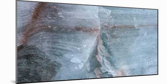 Full frame shot of iceberg, Haakon VII Land, Spitsbergen, Svalbard, Norway-Panoramic Images-Mounted Photographic Print