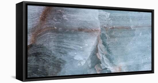 Full frame shot of iceberg, Haakon VII Land, Spitsbergen, Svalbard, Norway-Panoramic Images-Framed Stretched Canvas