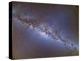 Full Frame View of the Milky Way from Horizon to Horizon-null-Stretched Canvas