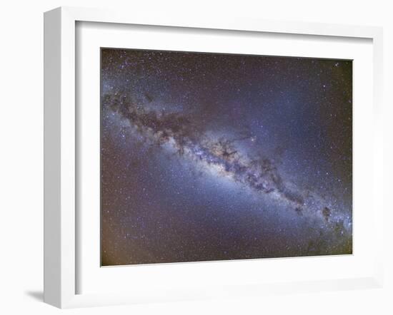 Full Frame View of the Milky Way from Horizon to Horizon-null-Framed Photographic Print