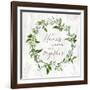 Full Hearts Wreath-Janet Tava-Framed Art Print