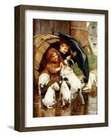 Full Inside, 1899 (Oil on Canvas)-Arthur John Elsley-Framed Giclee Print