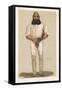 Full Length Illustration of W G Grace-Spy (Leslie M. Ward)-Framed Stretched Canvas