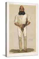 Full Length Illustration of W G Grace-Spy (Leslie M. Ward)-Stretched Canvas