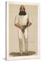 Full Length Illustration of W G Grace-Spy (Leslie M. Ward)-Stretched Canvas