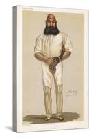 Full Length Illustration of W G Grace-Spy (Leslie M. Ward)-Stretched Canvas