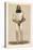 Full Length Illustration of W G Grace-Spy (Leslie M. Ward)-Stretched Canvas