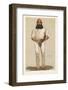 Full Length Illustration of W G Grace-Spy (Leslie M. Ward)-Framed Photographic Print