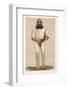 Full Length Illustration of W G Grace-Spy (Leslie M. Ward)-Framed Photographic Print