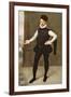 Full Length Portrait of a Gentleman in a Black Doublet-Francois Clouet-Framed Giclee Print