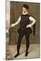 Full Length Portrait of a Gentleman in a Black Doublet-Francois Clouet-Mounted Giclee Print