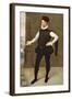 Full Length Portrait of a Gentleman in a Black Doublet-Francois Clouet-Framed Giclee Print