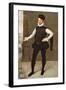 Full Length Portrait of a Gentleman in a Black Doublet-Francois Clouet-Framed Giclee Print