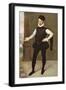 Full Length Portrait of a Gentleman in a Black Doublet-Francois Clouet-Framed Giclee Print