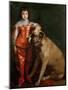 Full Length Portrait of Charles II as a Boy with a Mastiff-Sir Anthony Van Dyck-Mounted Giclee Print