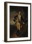 Full-length portrait of George Washington after the Battle of Princeton.-Vernon Lewis Gallery-Framed Art Print