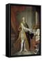 Full-Length Portrait of Louis Stanislas Xavier De France by Francois Hubert Drouais-null-Framed Stretched Canvas