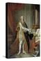 Full-Length Portrait of Louis Stanislas Xavier De France by Francois Hubert Drouais-null-Stretched Canvas