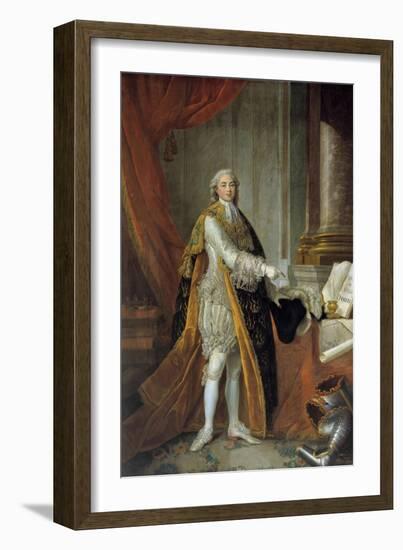 Full-Length Portrait of Louis Stanislas Xavier De France by Francois Hubert Drouais-null-Framed Giclee Print