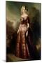 Full Length Portrait of Marie Caroline Auguste De Bourbon Salerne (1822-1869), 19Th Century (Oil On-Franz Xaver Winterhalter-Mounted Giclee Print