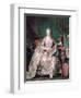 Full-Length Portrait of the Marquise De Pompadour (1721-176)-Maurice Quentin de La Tour-Framed Giclee Print