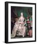 Full-Length Portrait of the Marquise De Pompadour (1721-176)-Maurice Quentin de La Tour-Framed Giclee Print